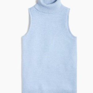 Sleeveless Turtleneck Sweater